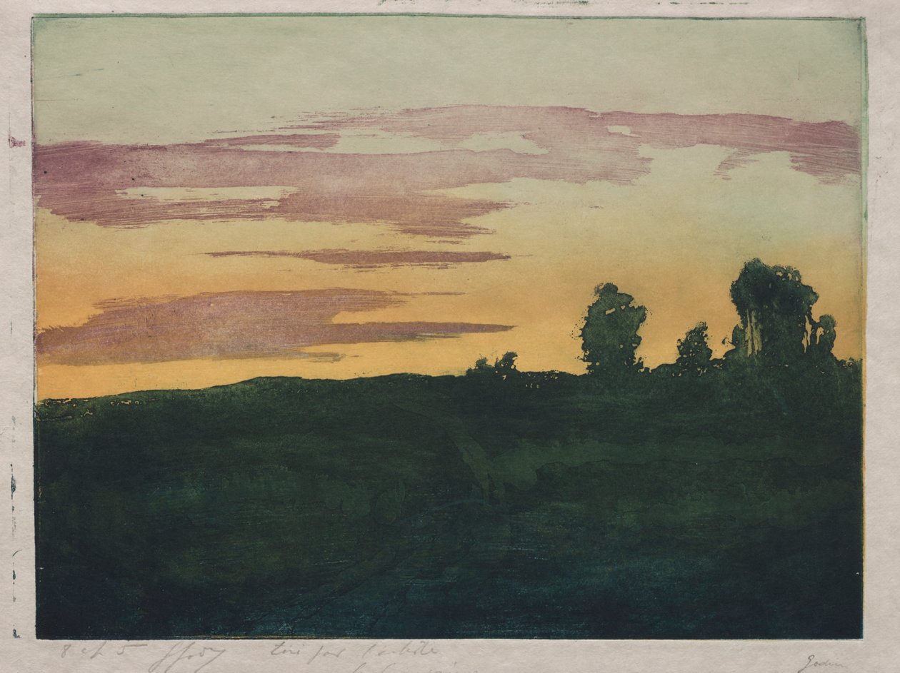 Le soir jaune - Georges Godin