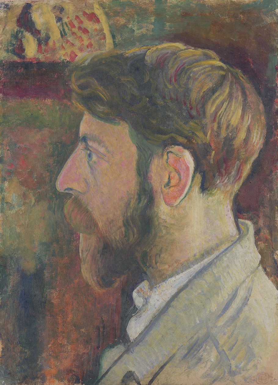 Autoportrait de profil, vers 1900-05 - Georges Lemmen