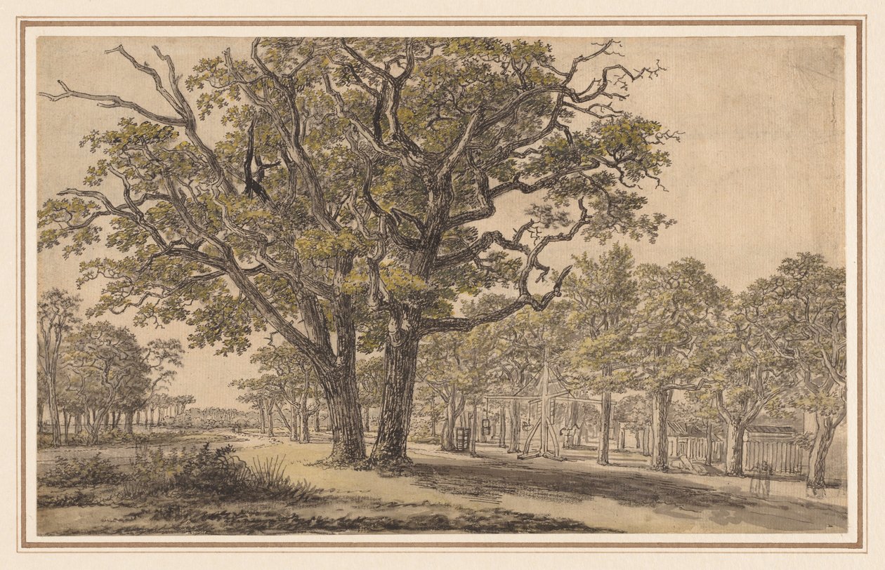 Paysage, première moitié des années 1800 - Georges Michel