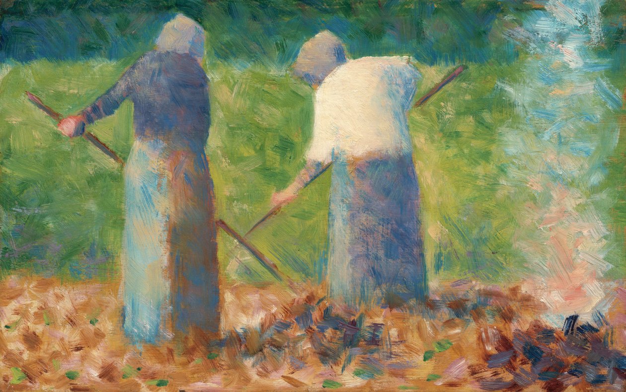 Faneurs à Montfermeil, vers 1882 - Georges Pierre Seurat