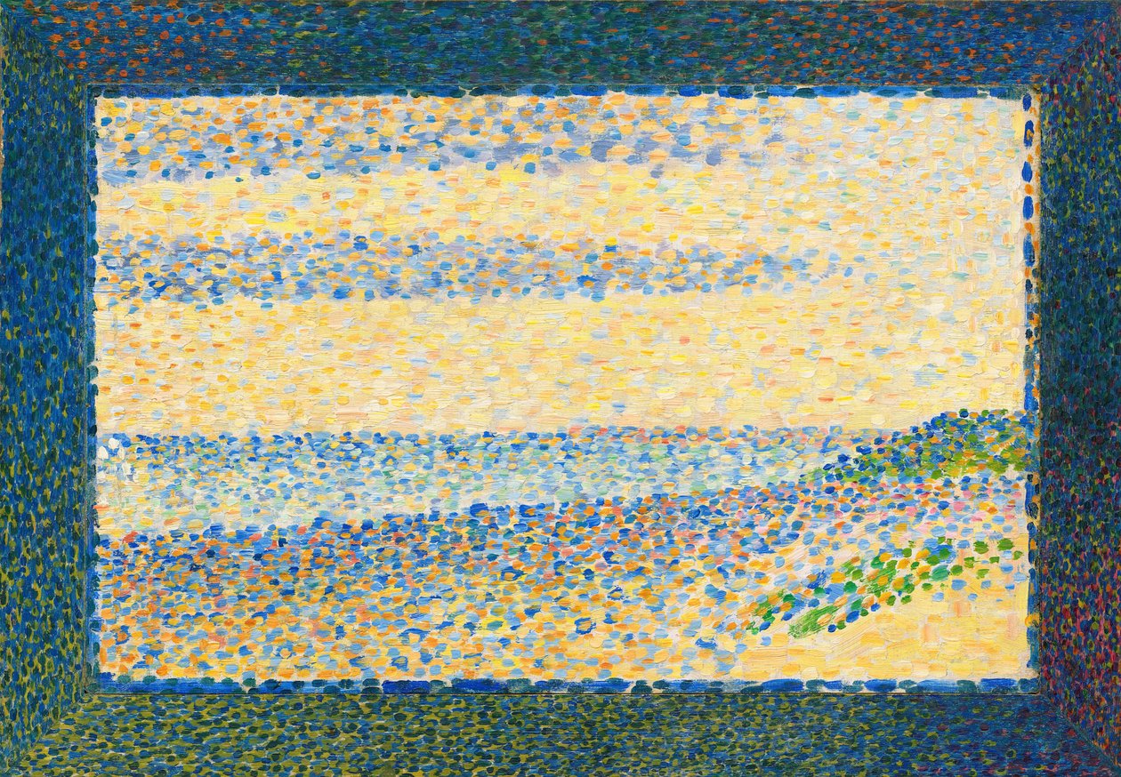 Paysage marin Gravelines, 1890 - Georges Pierre Seurat