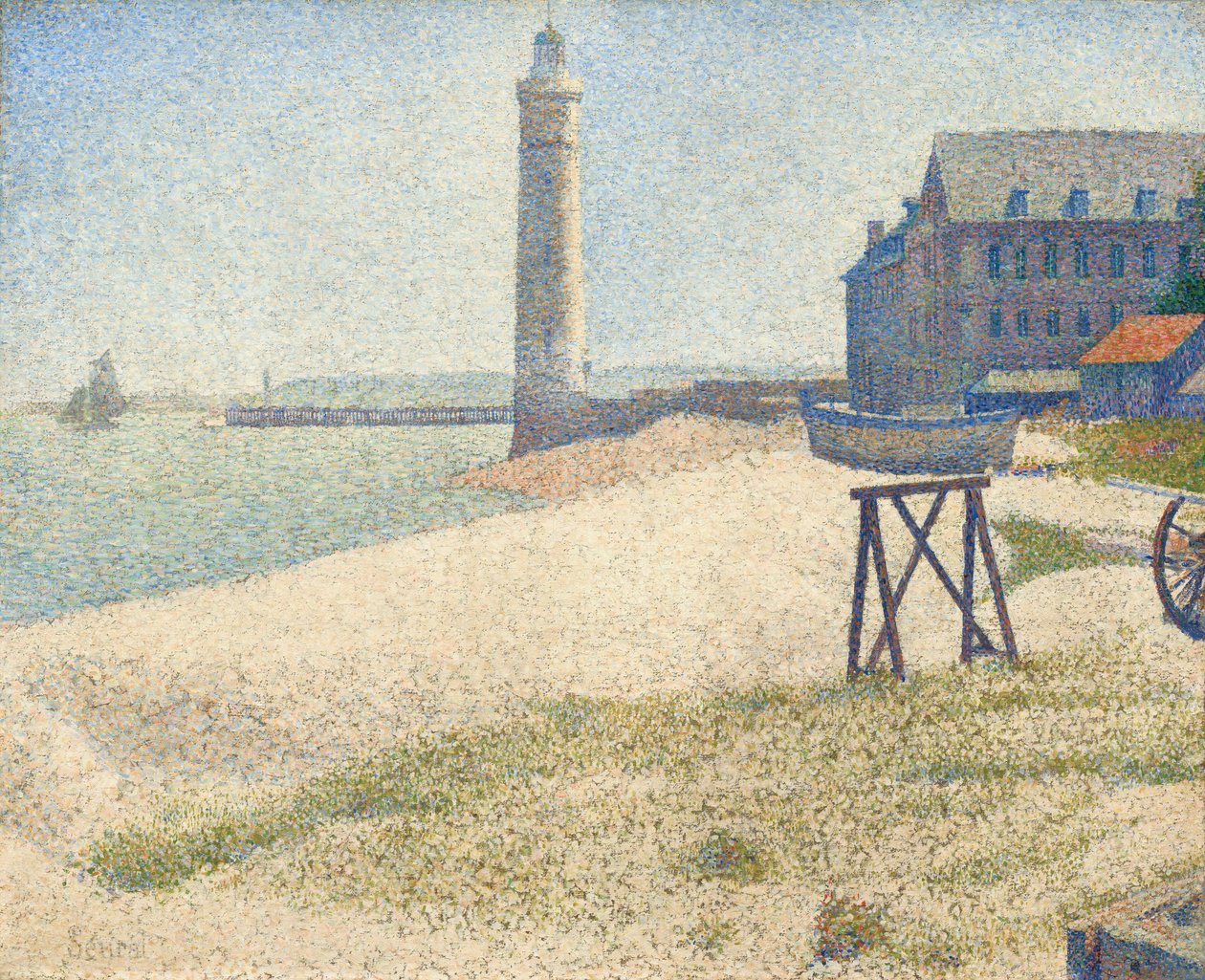 Le Phare de Honfleur, 1886 - Georges Pierre Seurat