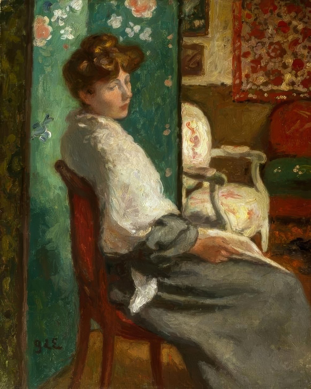 Femme assise - Georges d Espagnat