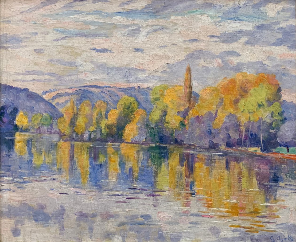 Rives de la Seine en automne - Georgette Agutte