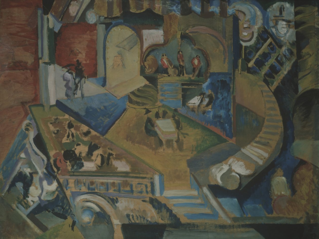 Café - Georgy Bogdanovich Yakulov