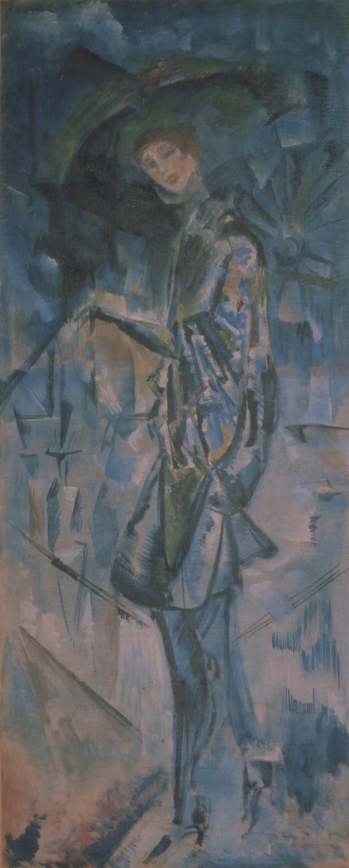 Portrait féminin - Georgy Bogdanovich Yakulov