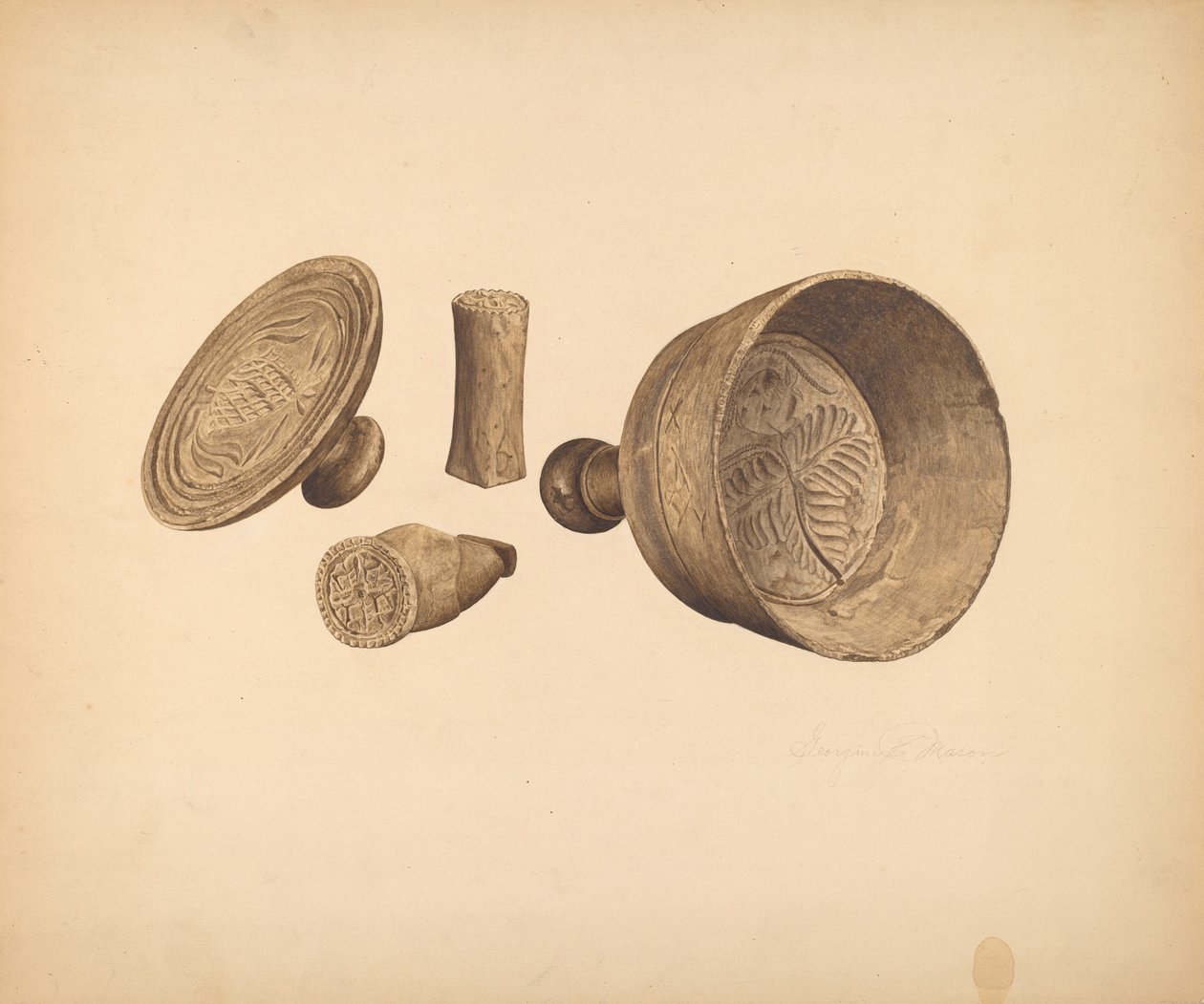 Moule à beurre - Georgine E. Mason