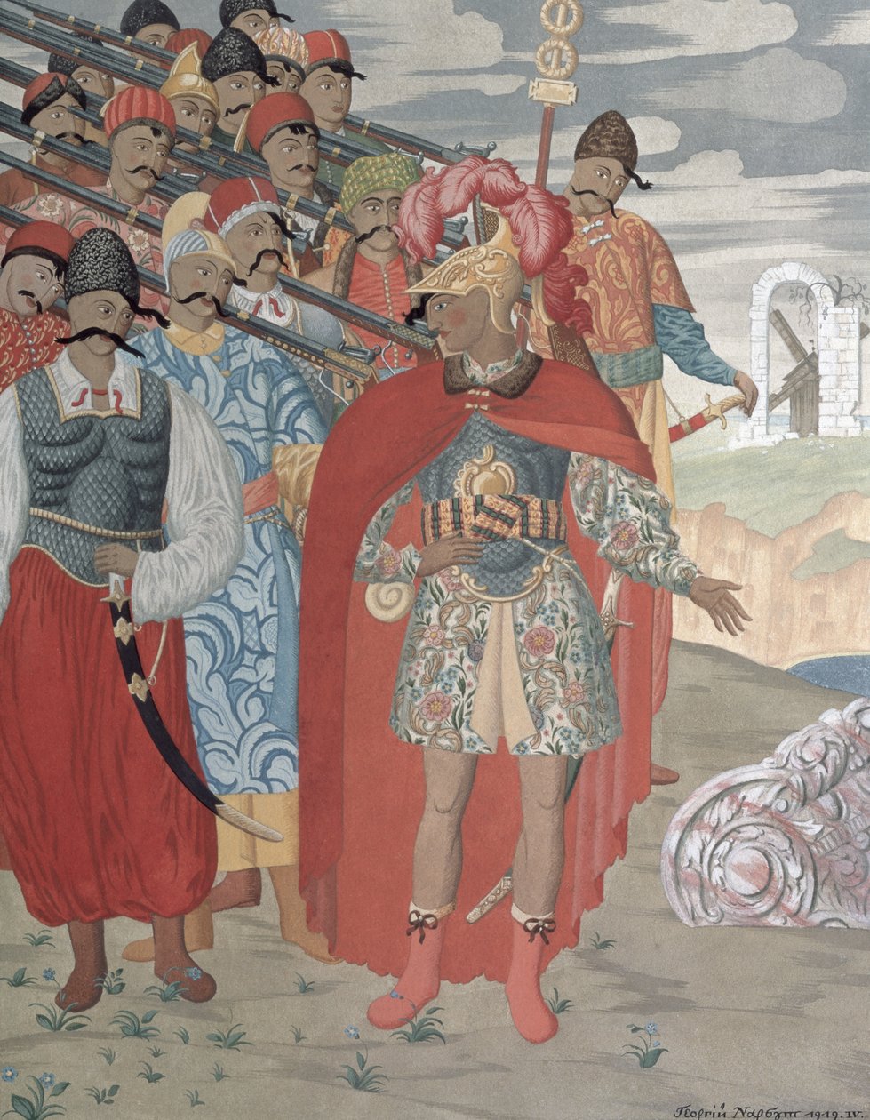 Énée et ses Soldats, 1919 - Georgy Narbut