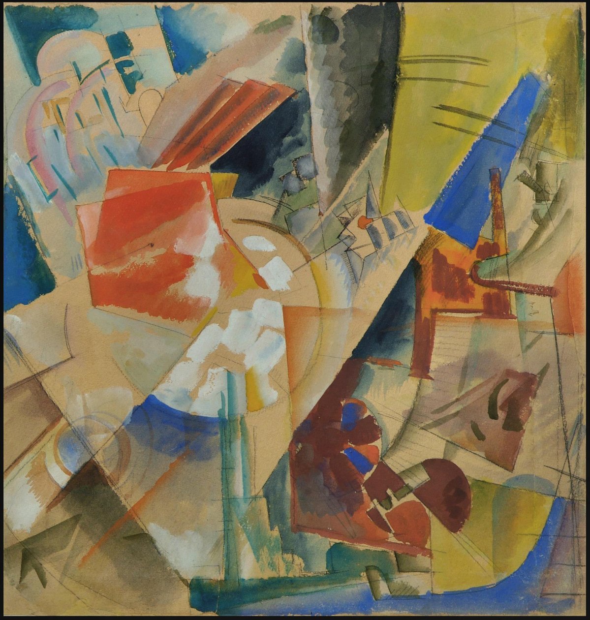 Composition constructive, 1919 - Georgy Alexandrovich Echeistov