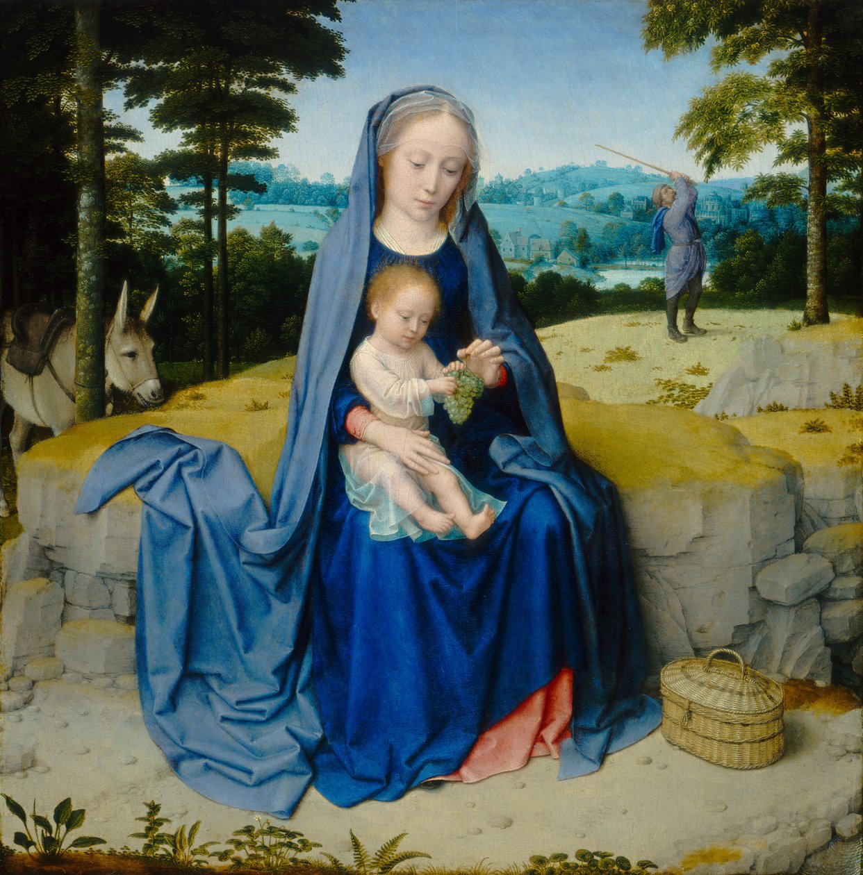 Le repos pendant la fuite en Égypte - Gerard David
