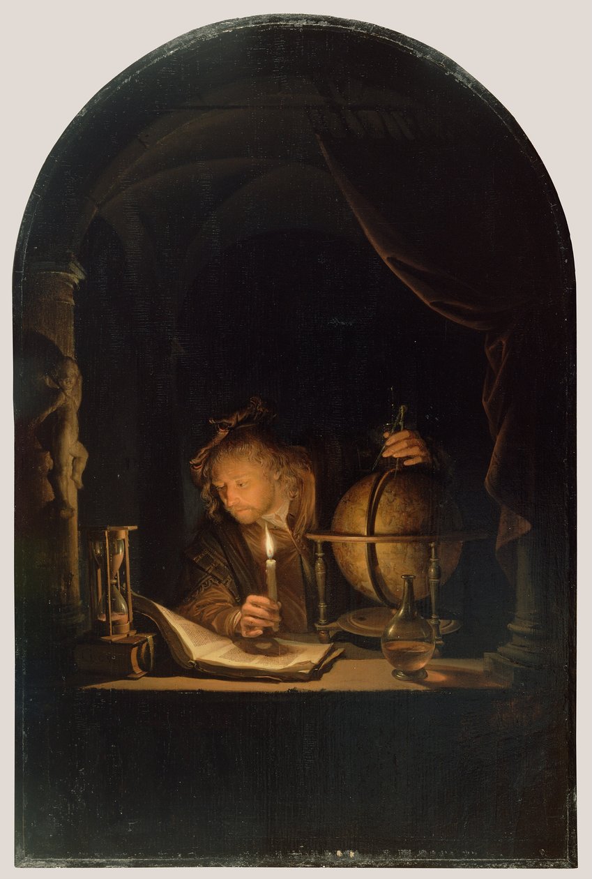 Astronome à la chandelle - Gerrit Dou
