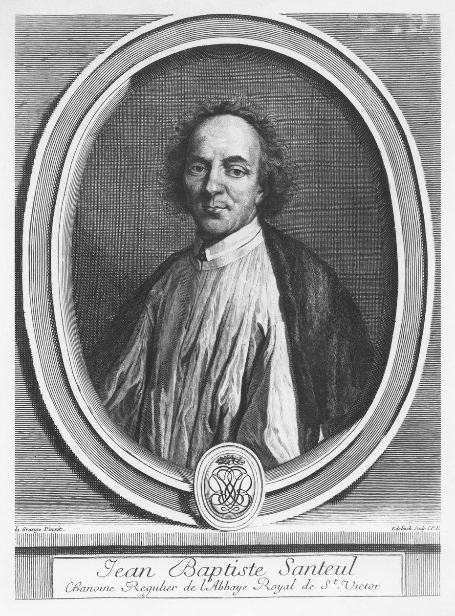 Portrait de Jean-Baptiste de Santeul - Gérard Edelinck