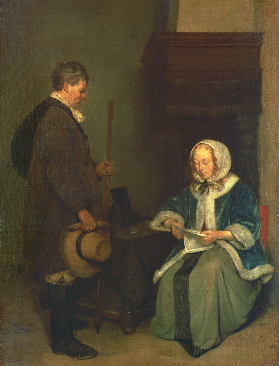 Le message, vers 1658-1660 - Gerard ter Borch