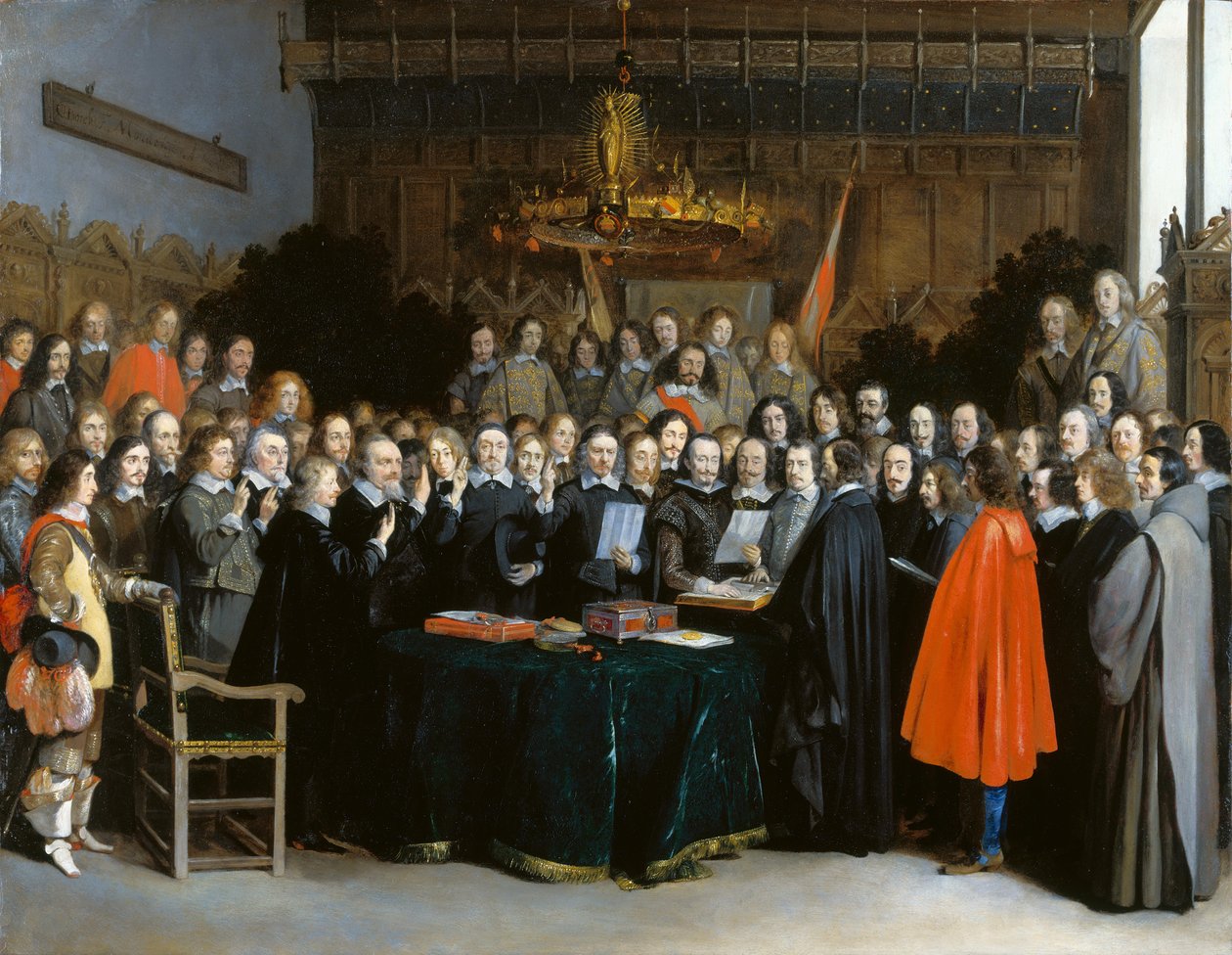 Le Serment de ratification du Traité de Münster, 1648 - Gerard ter Borch