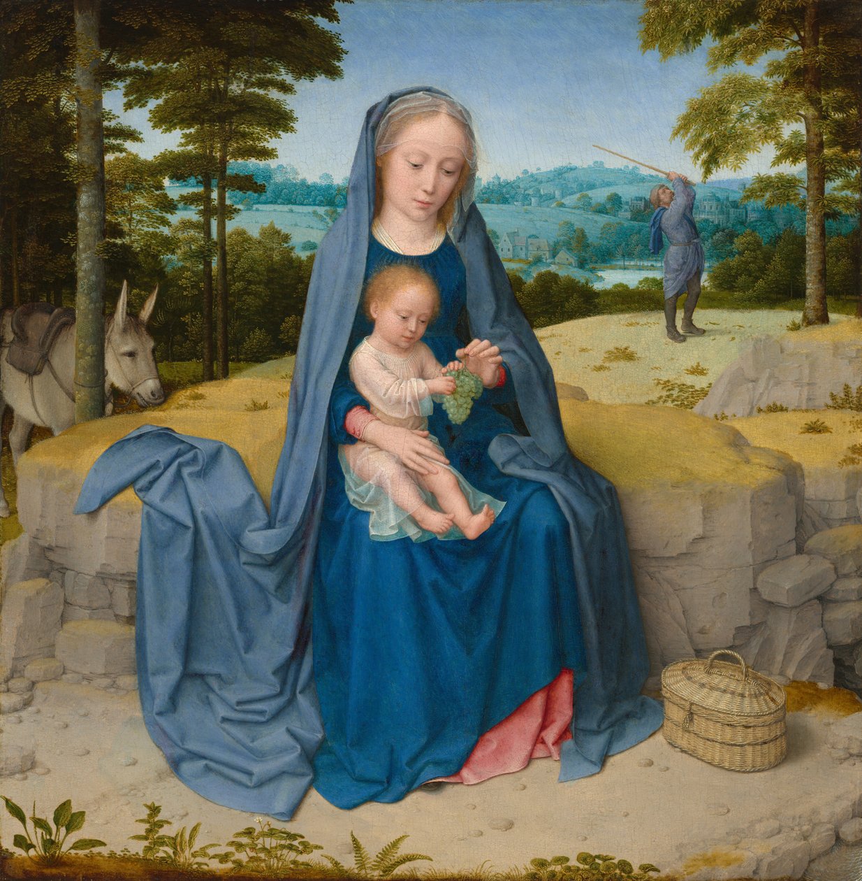 Le Repos pendant la fuite en Égypte - Gerard David