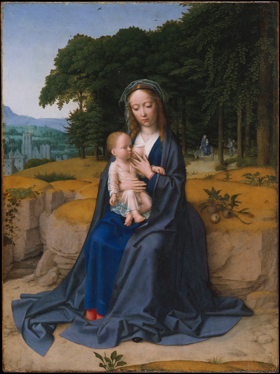 Le reste de la fuite en Égypte - Gerard David