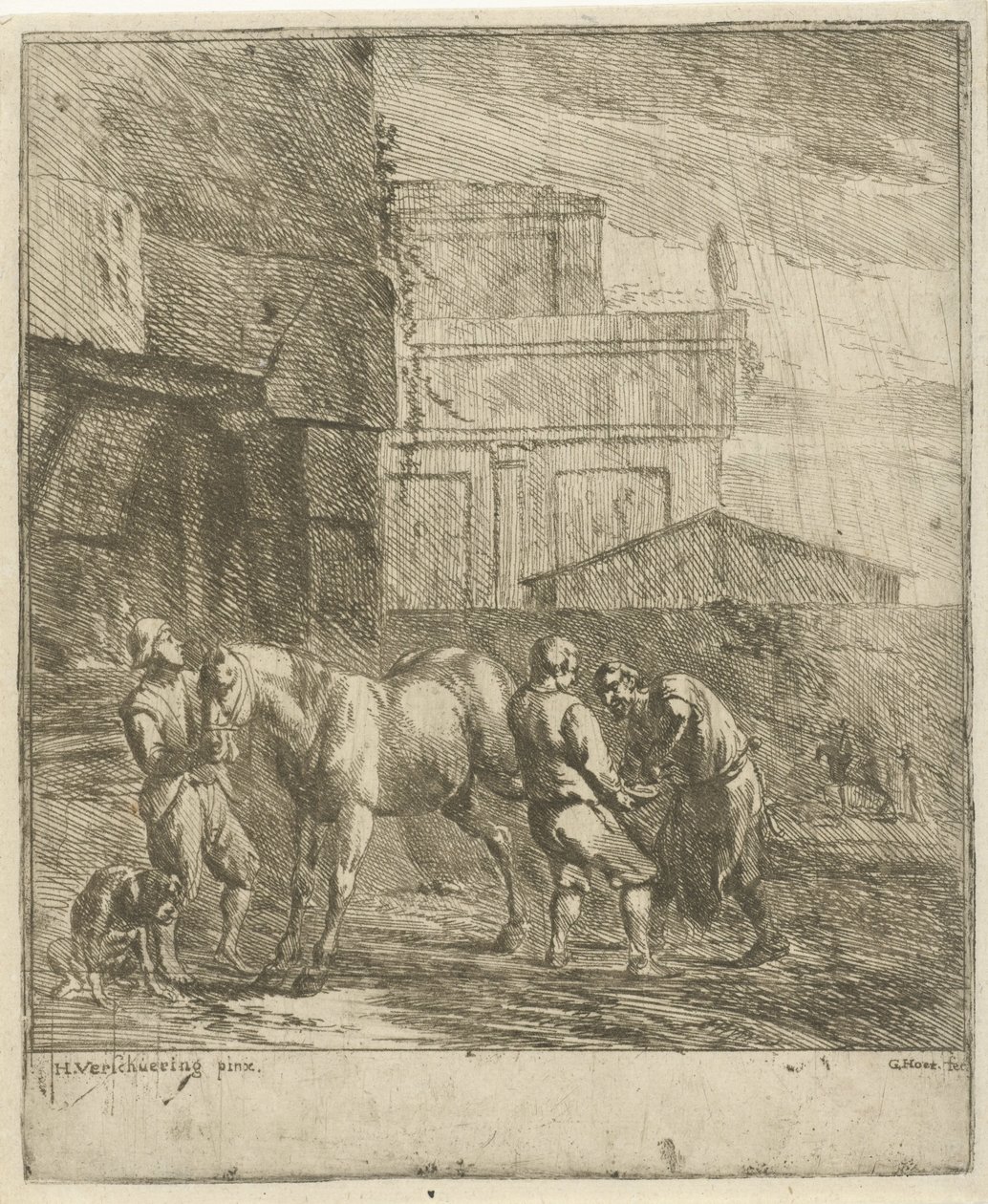 Maréchal-ferrant - Gerard Hoet (I)