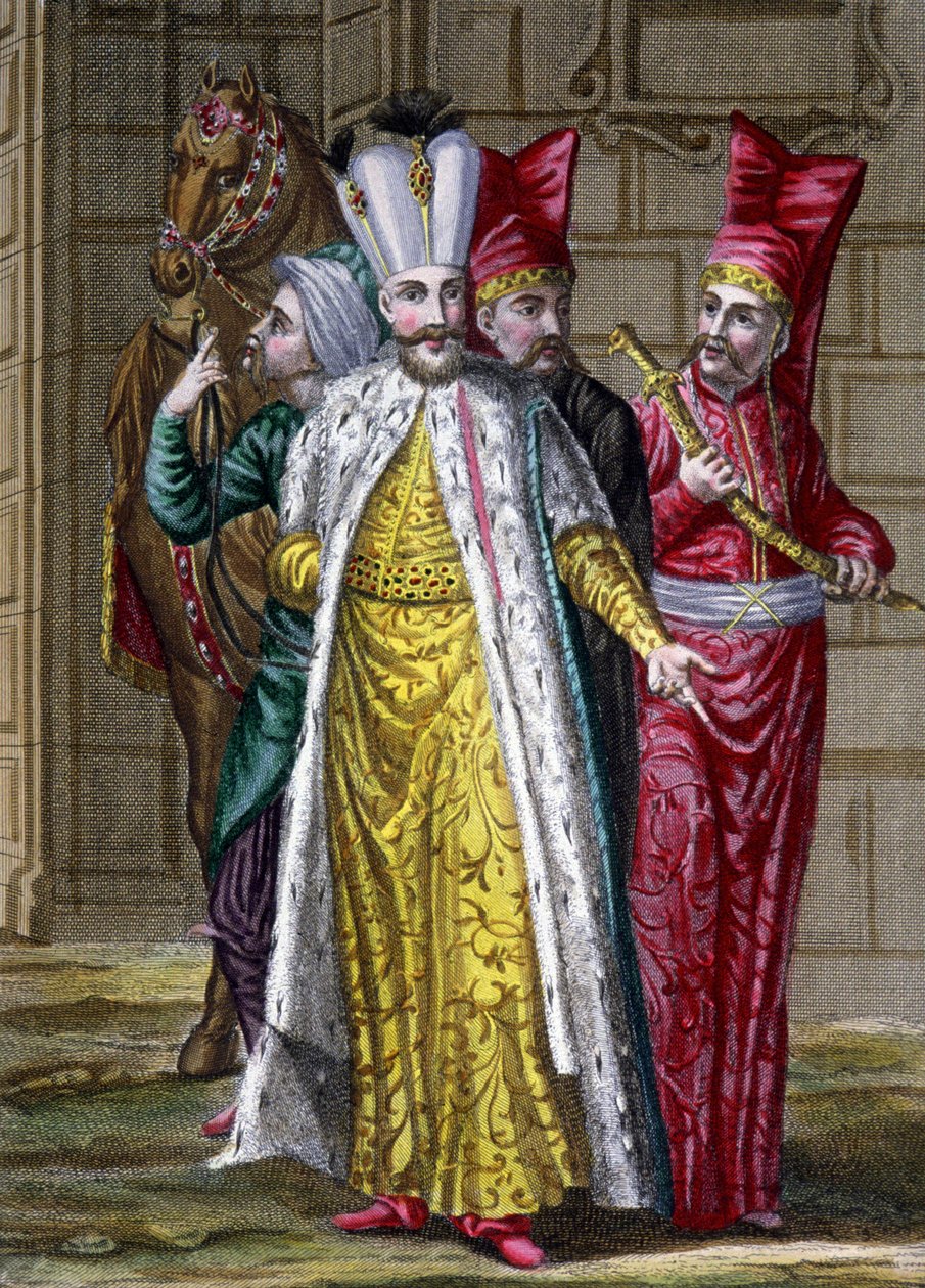 Robe cérémonielle du sultan - Gerard Jean Baptiste Scotin