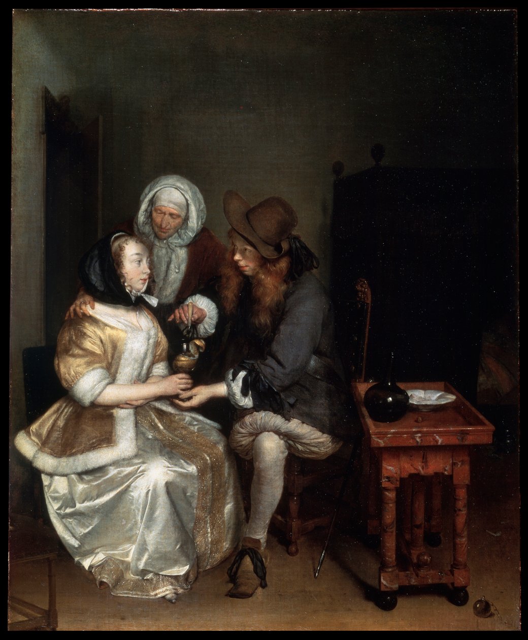 Un Verre de Limonade, années 1660 - Gerard Terborch II