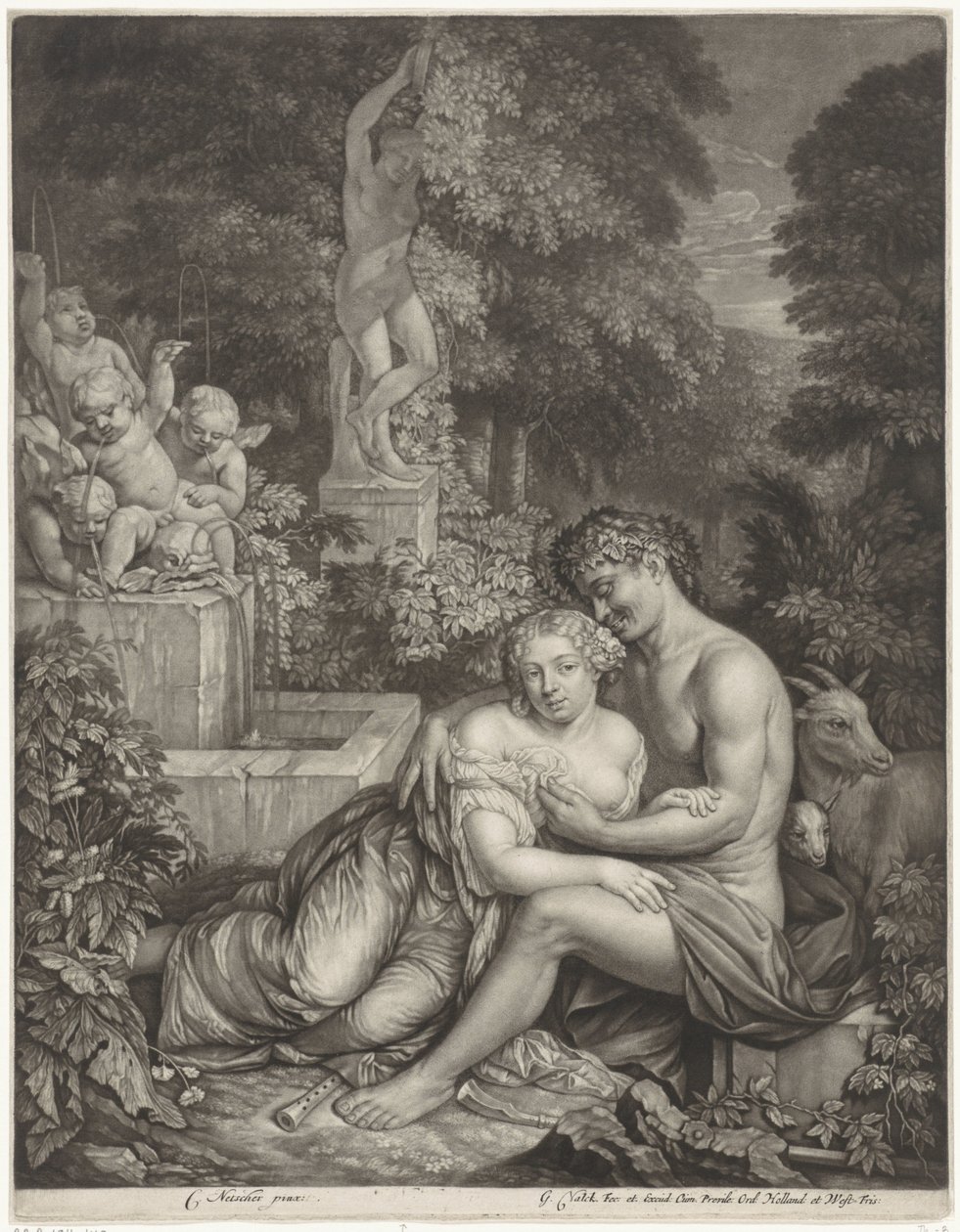 Vertumne et Pomone - Gerard Valck