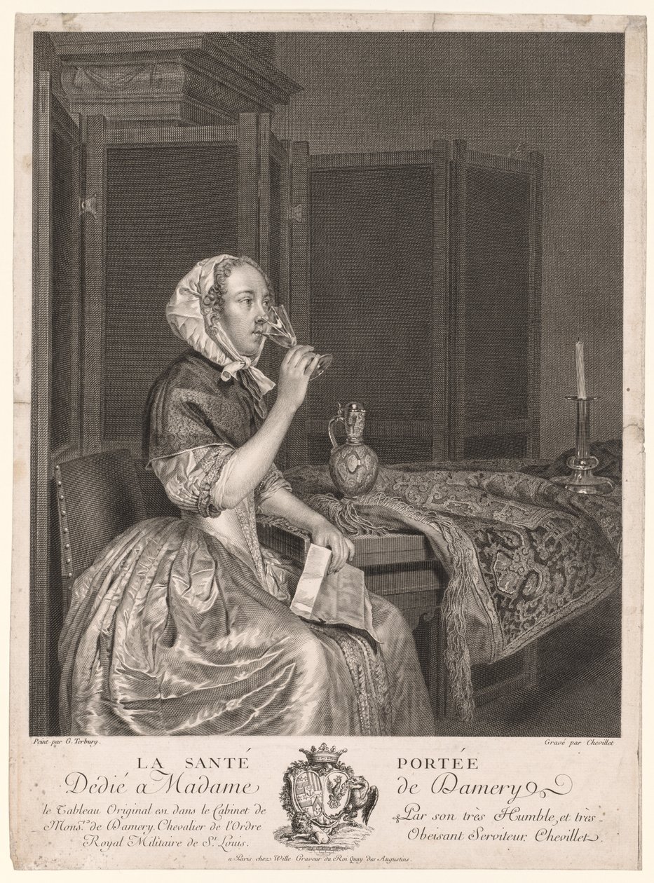 Porter un toast - Gerard ter Borch