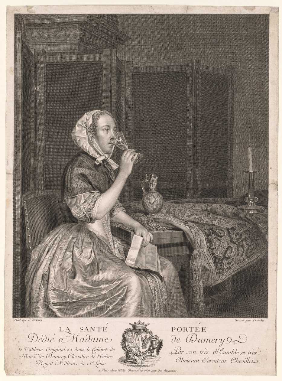 Porter un toast - Gerard ter Borch