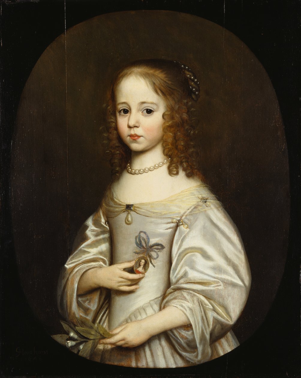 Prinzessin Maria von Oranien-Nassau (1642-1688) - Gerard van Honthorst