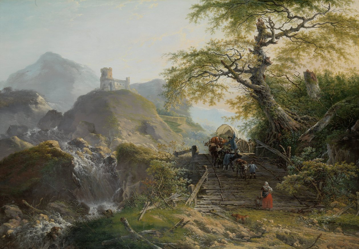 Paysage montagneux près de Düsseldorf - Gerard van Nijmegen