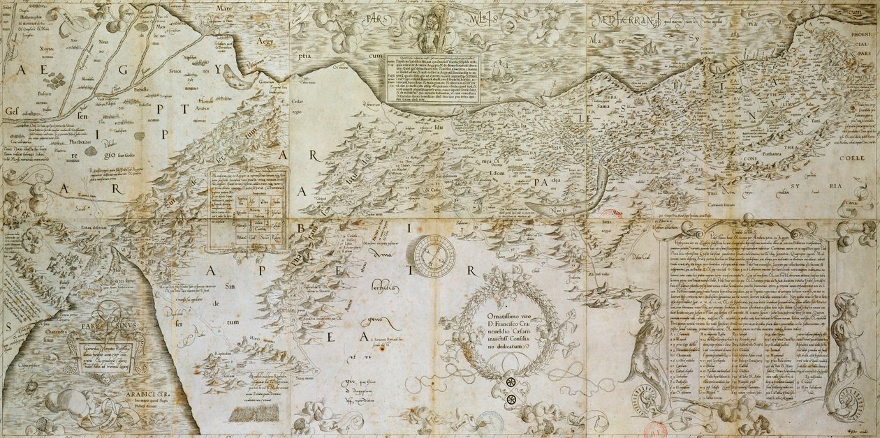 Amplissima Terrae Sanctae descripto ad utriusque testamenti intelligentiam, 1537 - Gerardus Mercator
