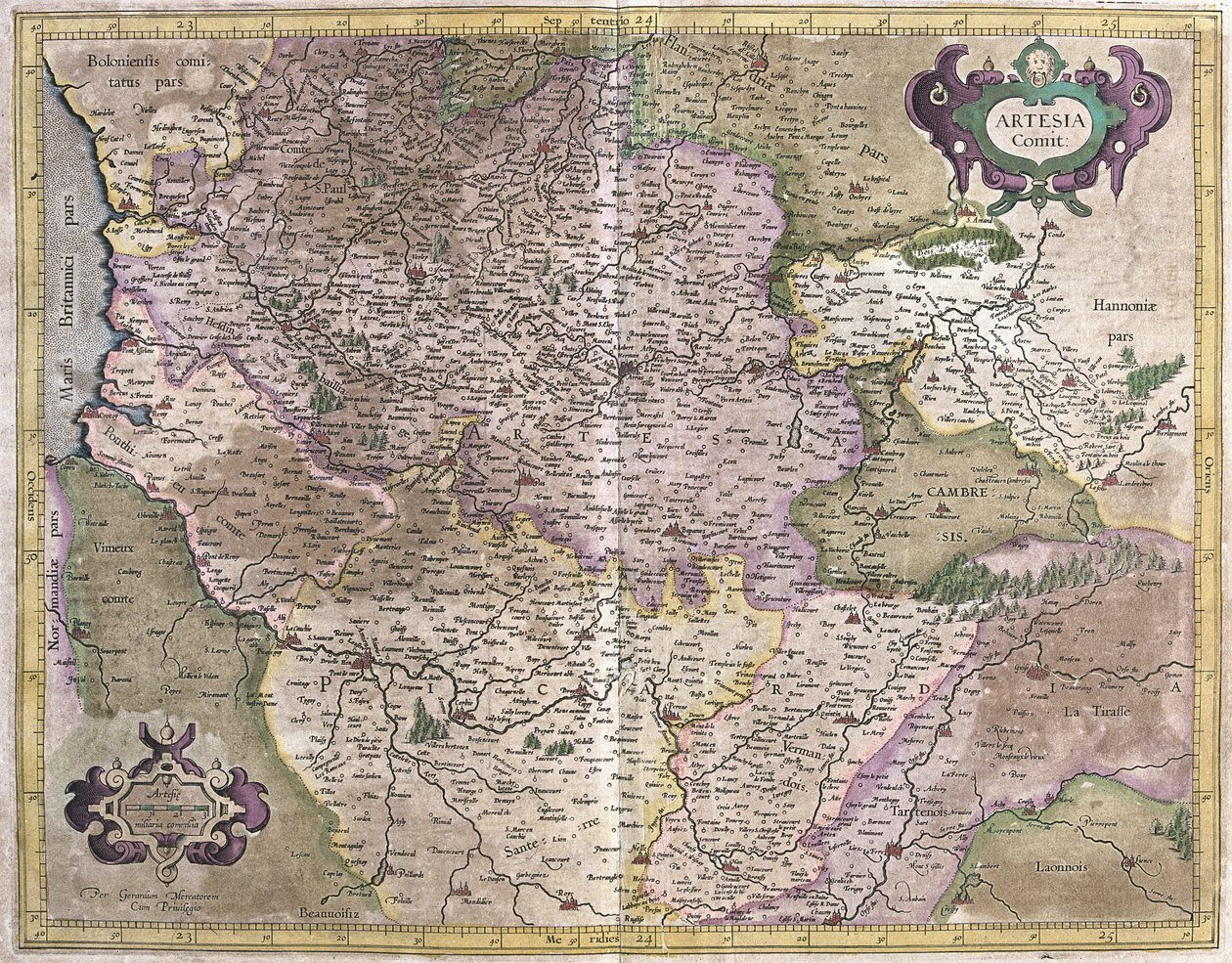 Artois, France - Gerardus Mercator
