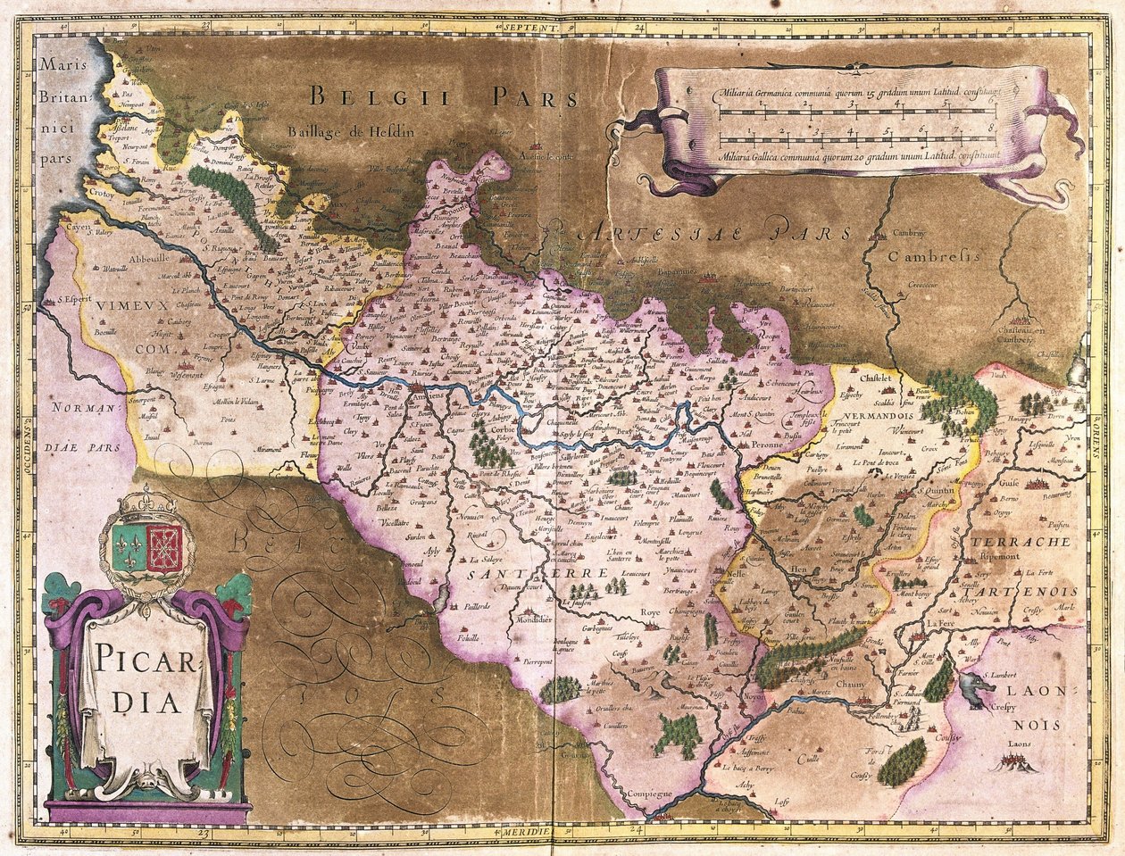 Belgique (gravure) - Gerardus Mercator