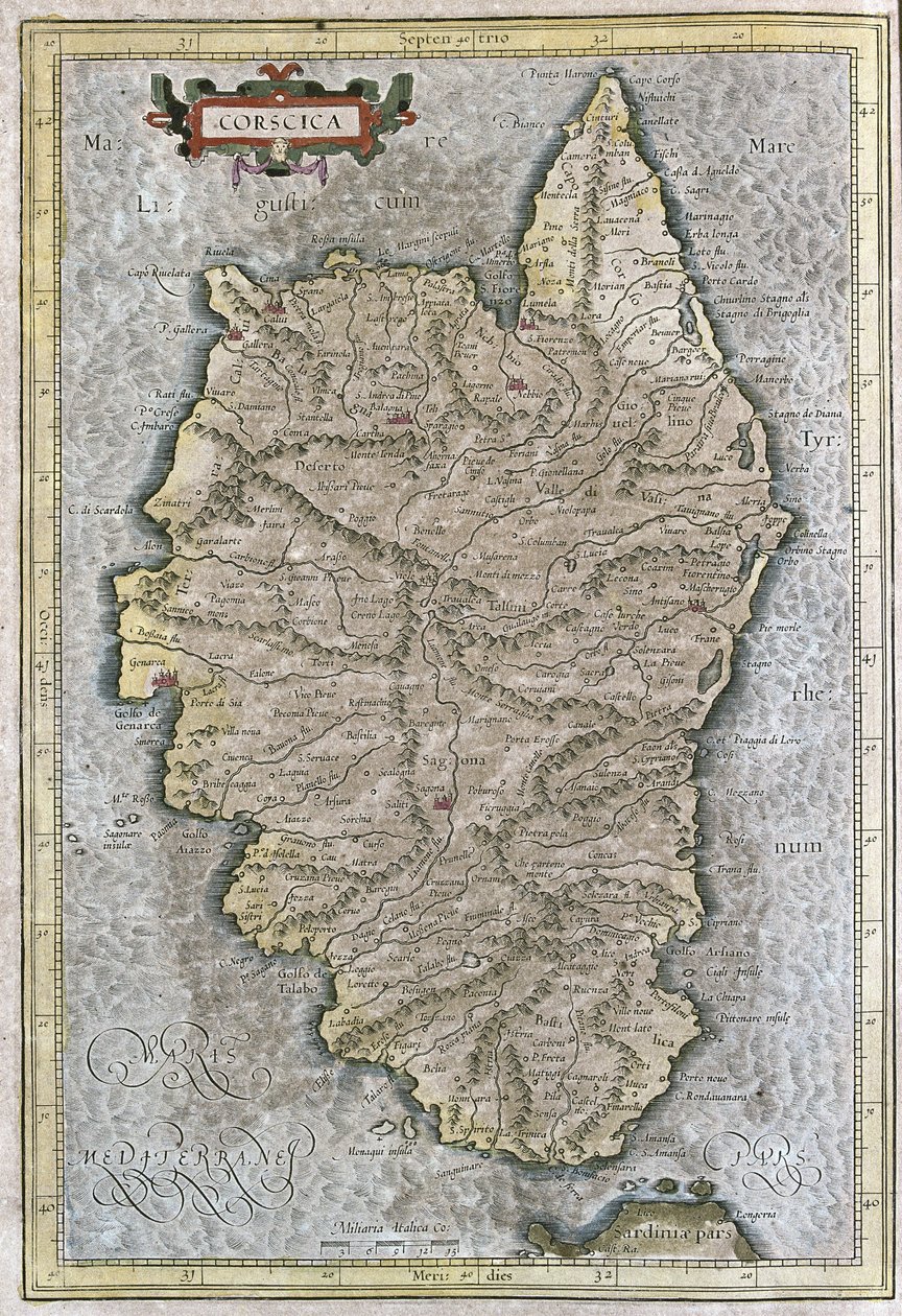 Corse, France - Gerardus Mercator