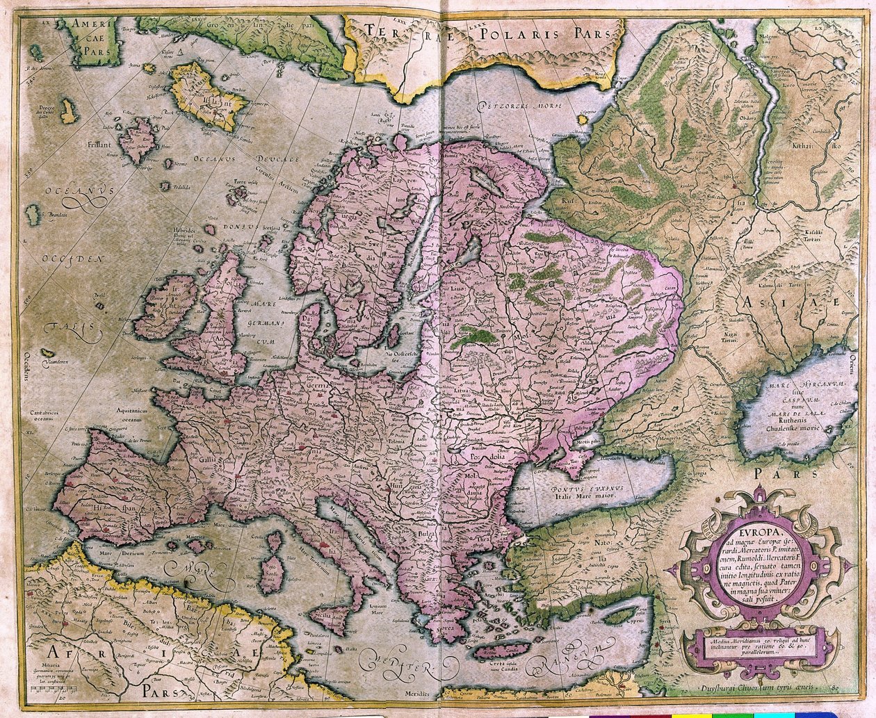 Europe - Gerardus Mercator