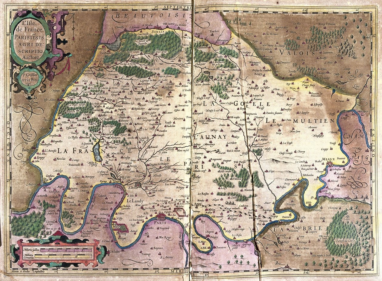 Île-de-France, Nord de la France - Gerardus Mercator