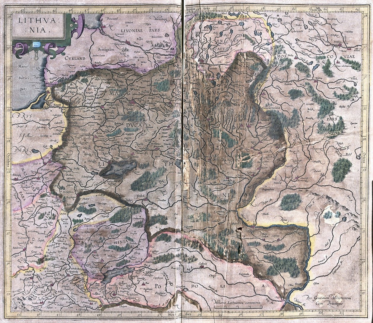 Lituanie (gravure) - Gerardus Mercator