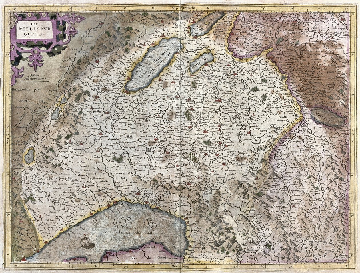 Nord-est de Genève, Suisse - Gerardus Mercator