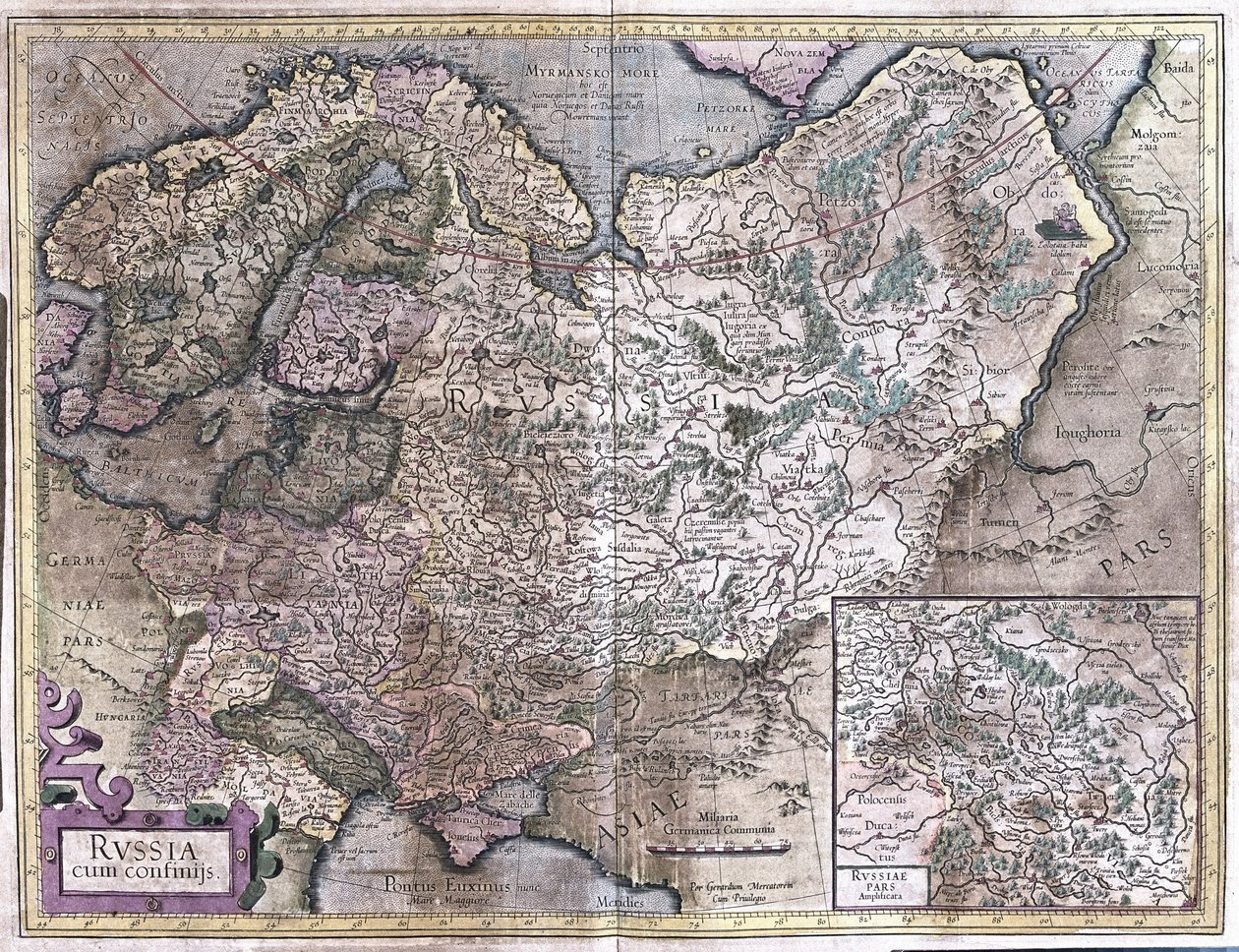 Russie - Gerardus Mercator