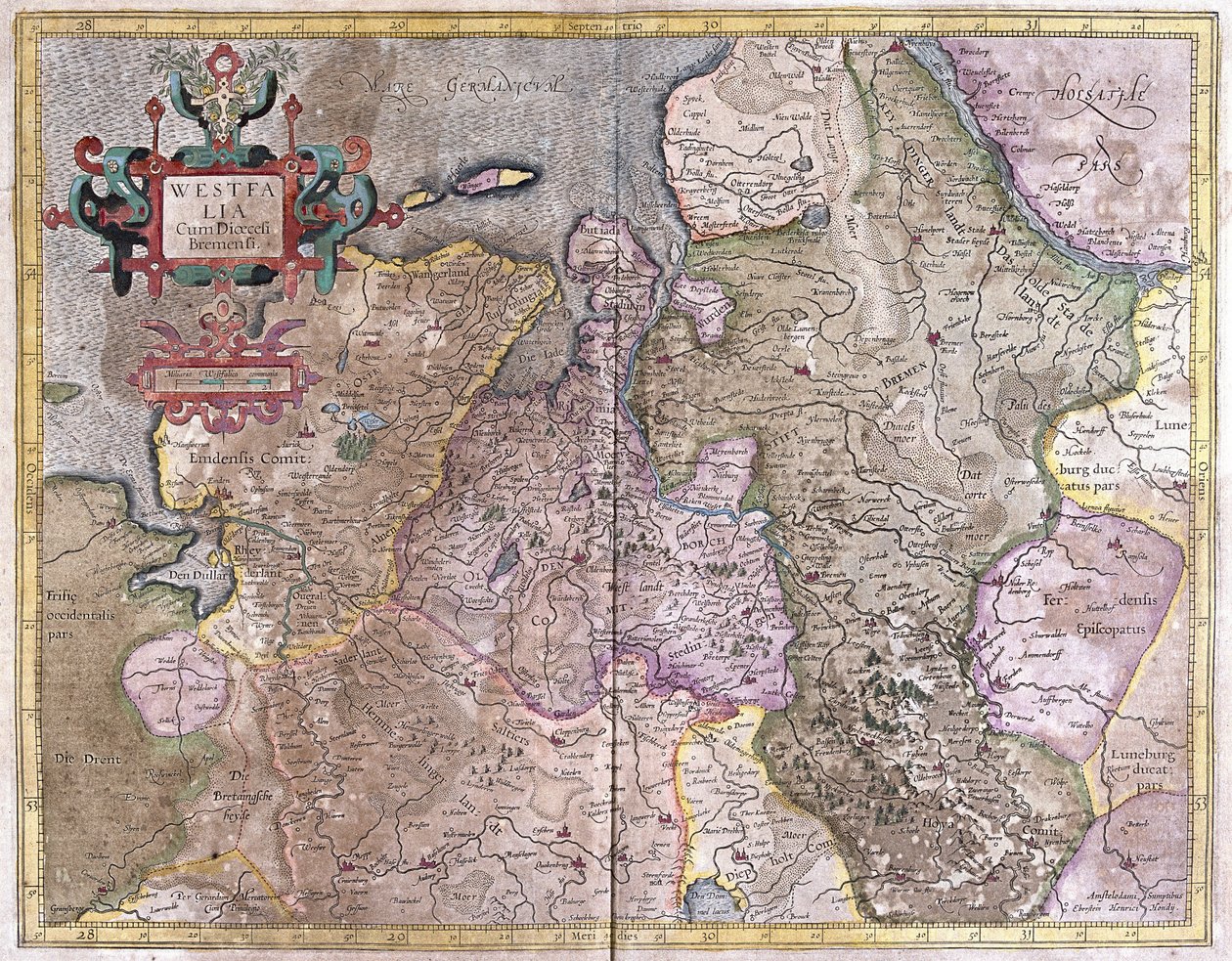 Westphalie, Allemagne - Gerardus Mercator