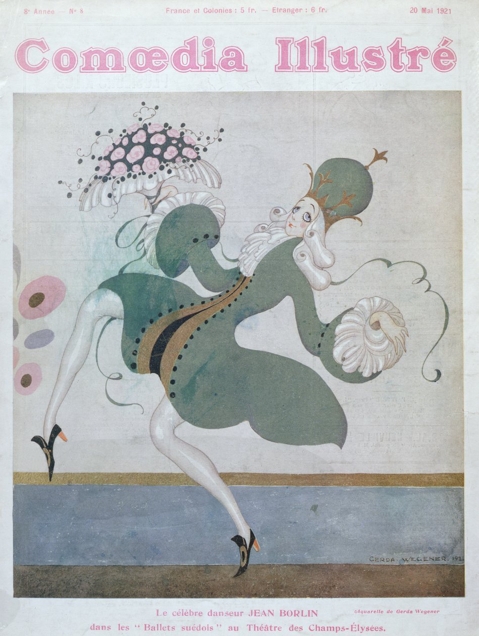 Jean Borlin (1893-1930) star du Ballet royal suédois, de la couverture de 