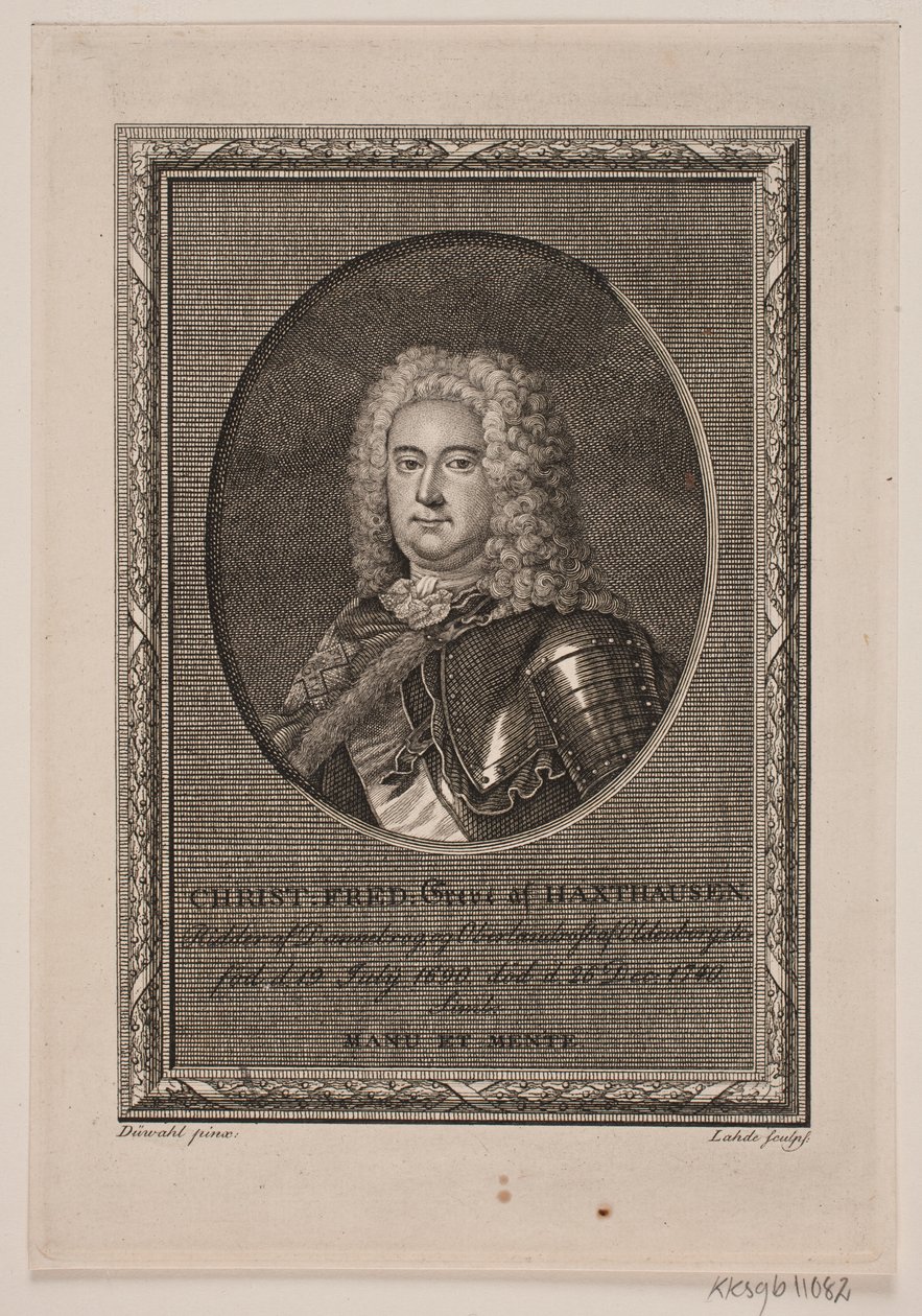 Christian Frederik, comte de Haxthausen - Gerhard Ludvig Lahde