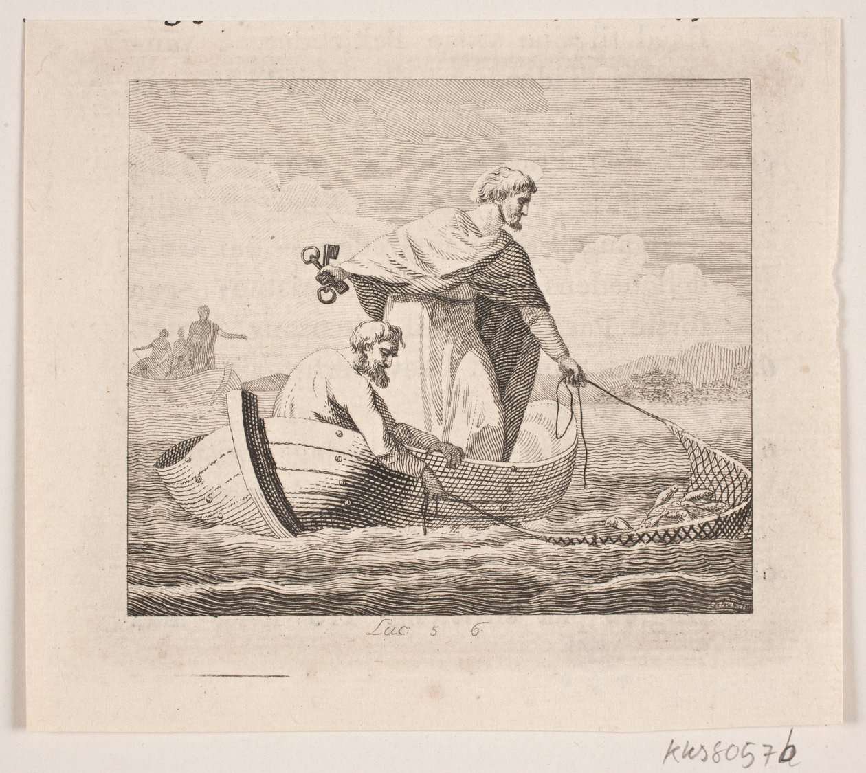 La pêche miraculeuse de Pierre - Gerhard Ludvig Lahde