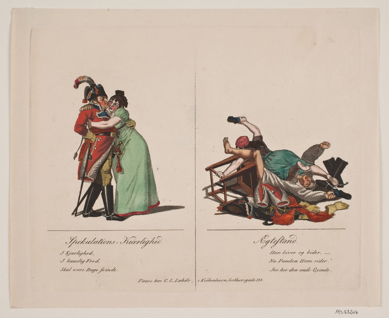 Amour spéculatif - État matrimonial - Gerhard Ludvig Lahde