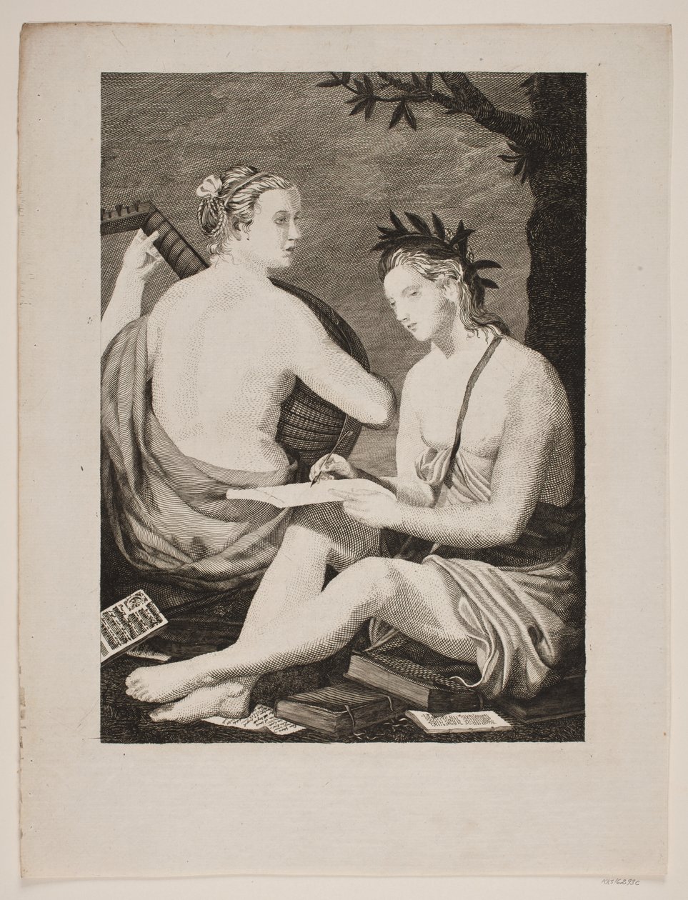 Terpsichore et Calliope - Gerhard Ludvig Lahde