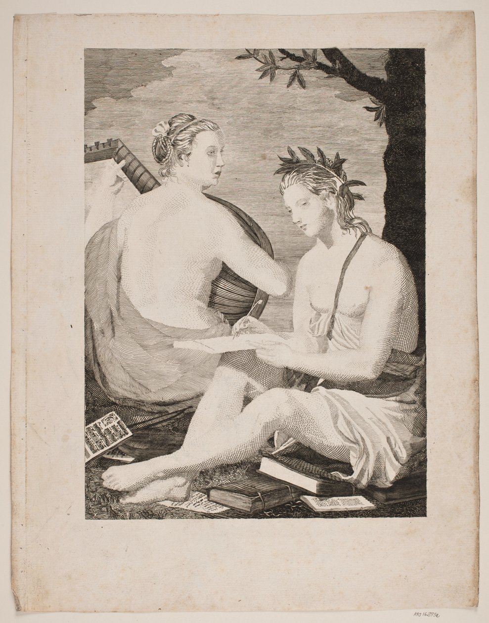 Terpsichore et Calliope - Gerhard Ludvig Lahde