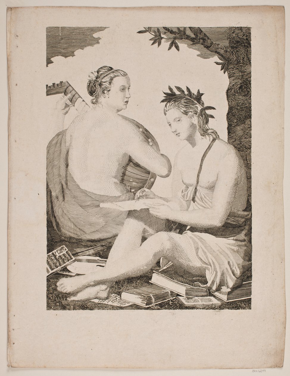 Terpsichore et Calliope - Gerhard Ludvig Lahde