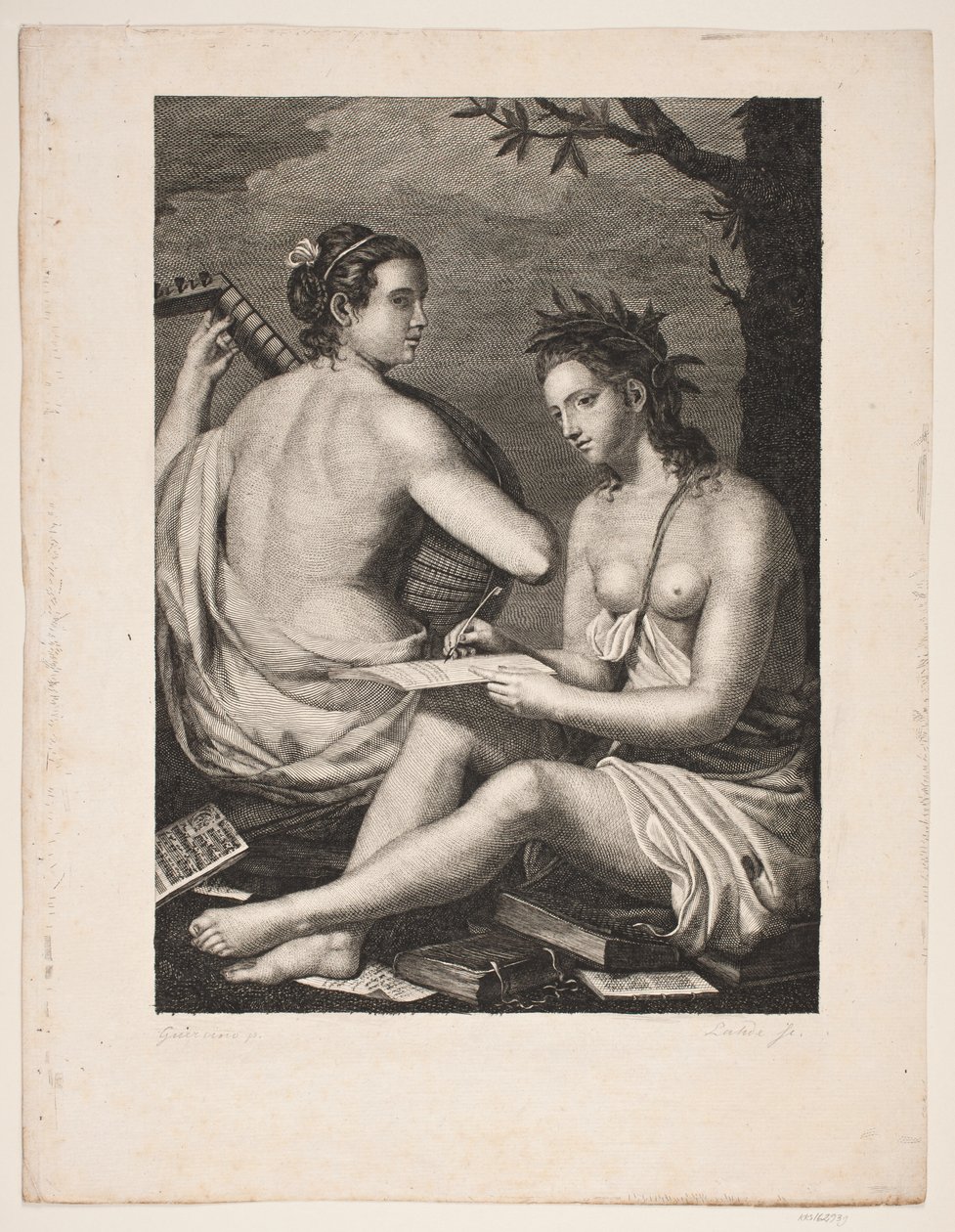 Terpsichore et Calliope - Gerhard Ludvig Lahde