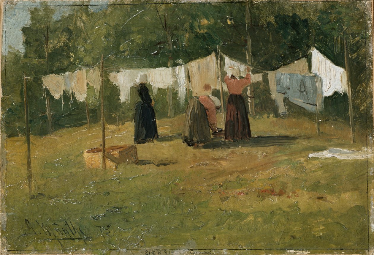 Vêtements séchant - Gerhard Peter Frantz Vilhelm Munthe