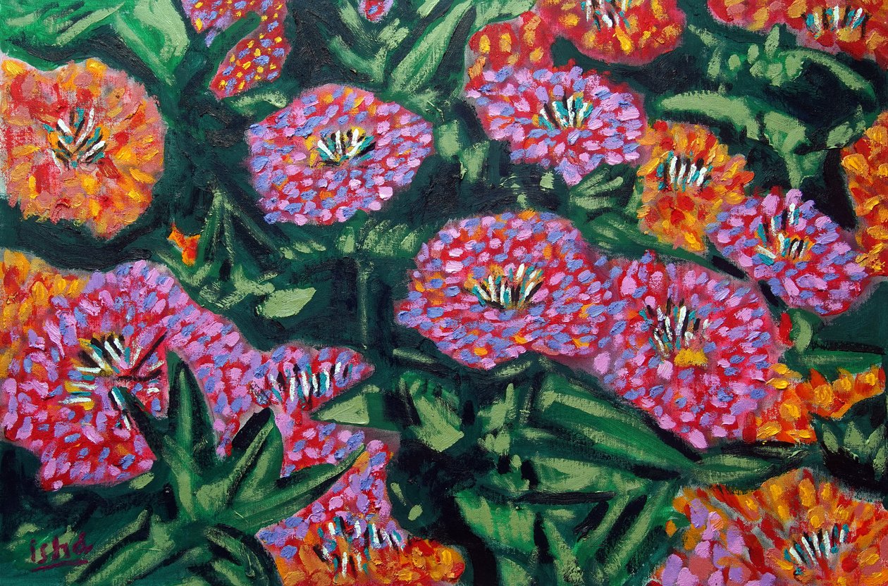 Mums I, 2024 (huile sur toile) - Gerhardt Isringhaus