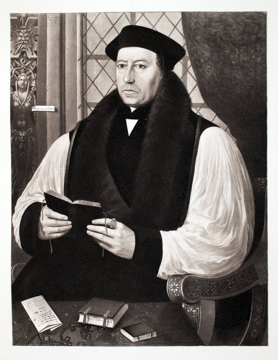 Thomas Cranmer, archevêque de Cantorbéry, 1546, pub. 1902 - Gerlach Flicke