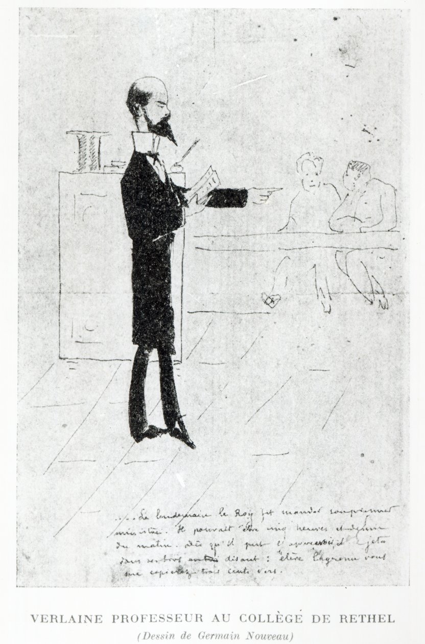 Verlaine enseignant à l